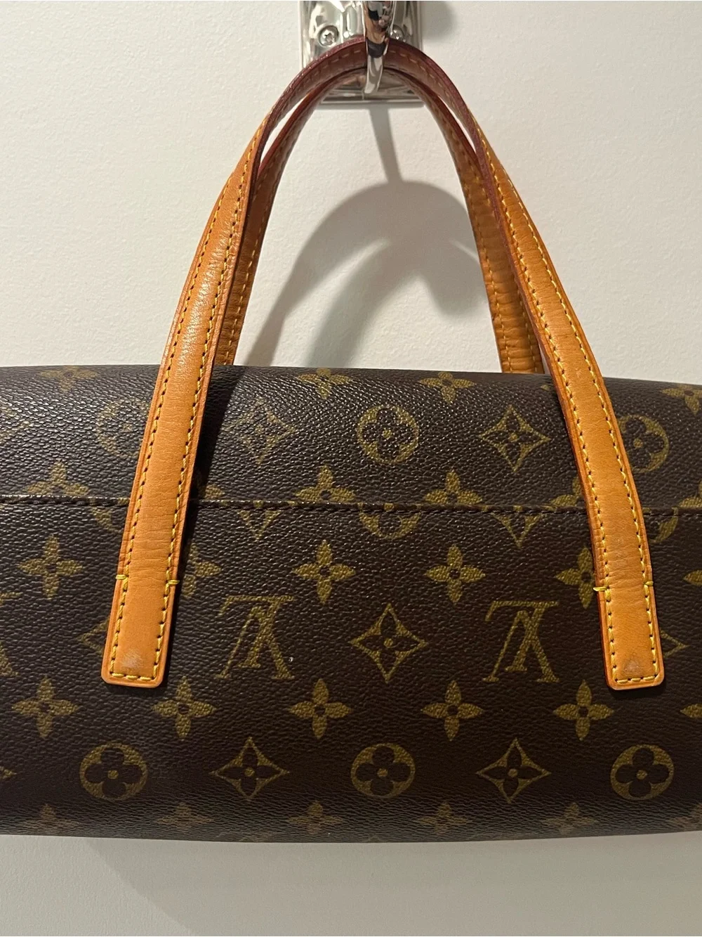 Louis Vuitton Monogram Mini Barrel Bag in Brown and Tan